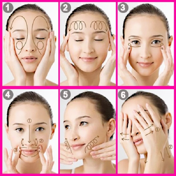 Phương pháp massage bấm huyệt đúng cách ở vùng mặt