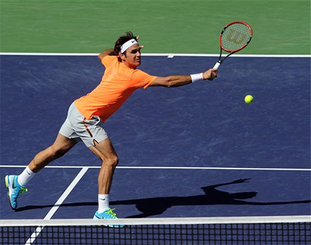 Federer đang là tay vợt giàu thành tích nhất ở Indian Wells