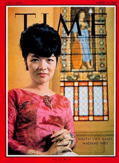 Bà Trần Lệ Xuân trên bìa tạp chí Time.